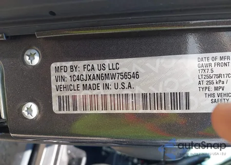 2021 Jeep Wrangler Willys 4X4 from USA, damaged, VIN 1C4GJXAN6MW756546